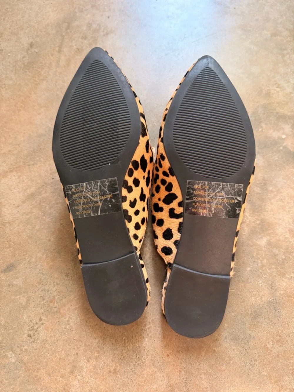 Steve Madden Leopard-Print Pointed Mule with Gold Chain - Size 6.5 - NWOT - Picture 7 of 15